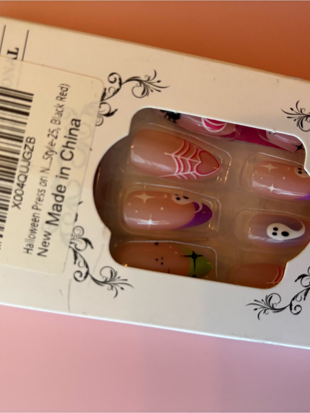 Source Unknown Pink, Green & Purple Halloween Press-On Nail Set - Picture 2 of 3